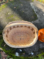 Rustic Handwoven Wicker Basket