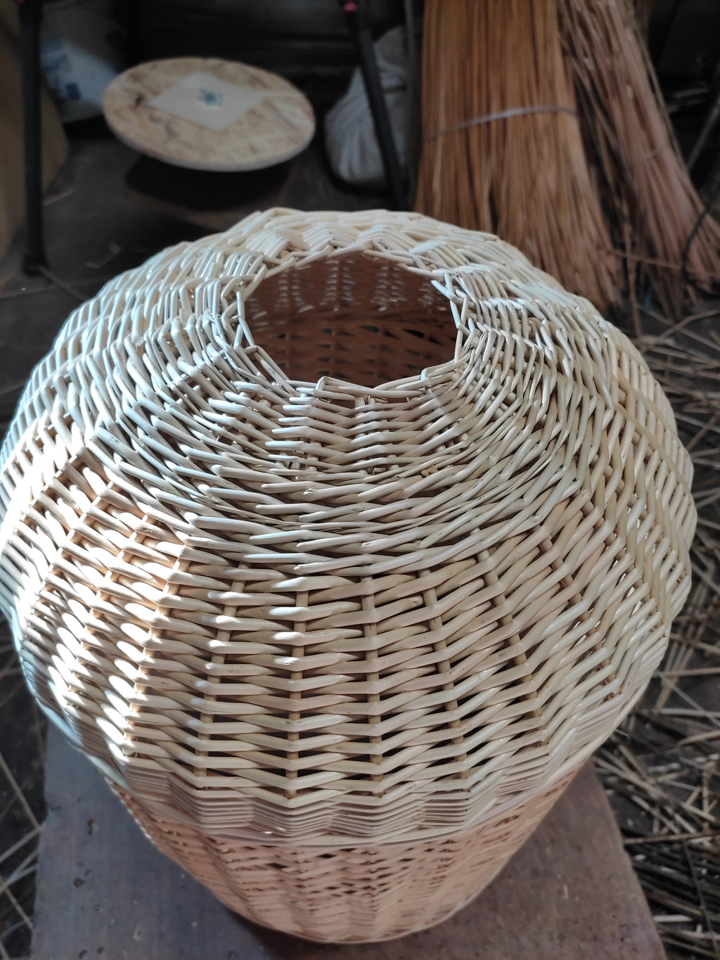 Wicker Water Bottle Cover