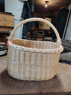 Handmade Wicker Basket with Handle