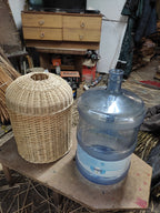Wicker Water Bottle Cover