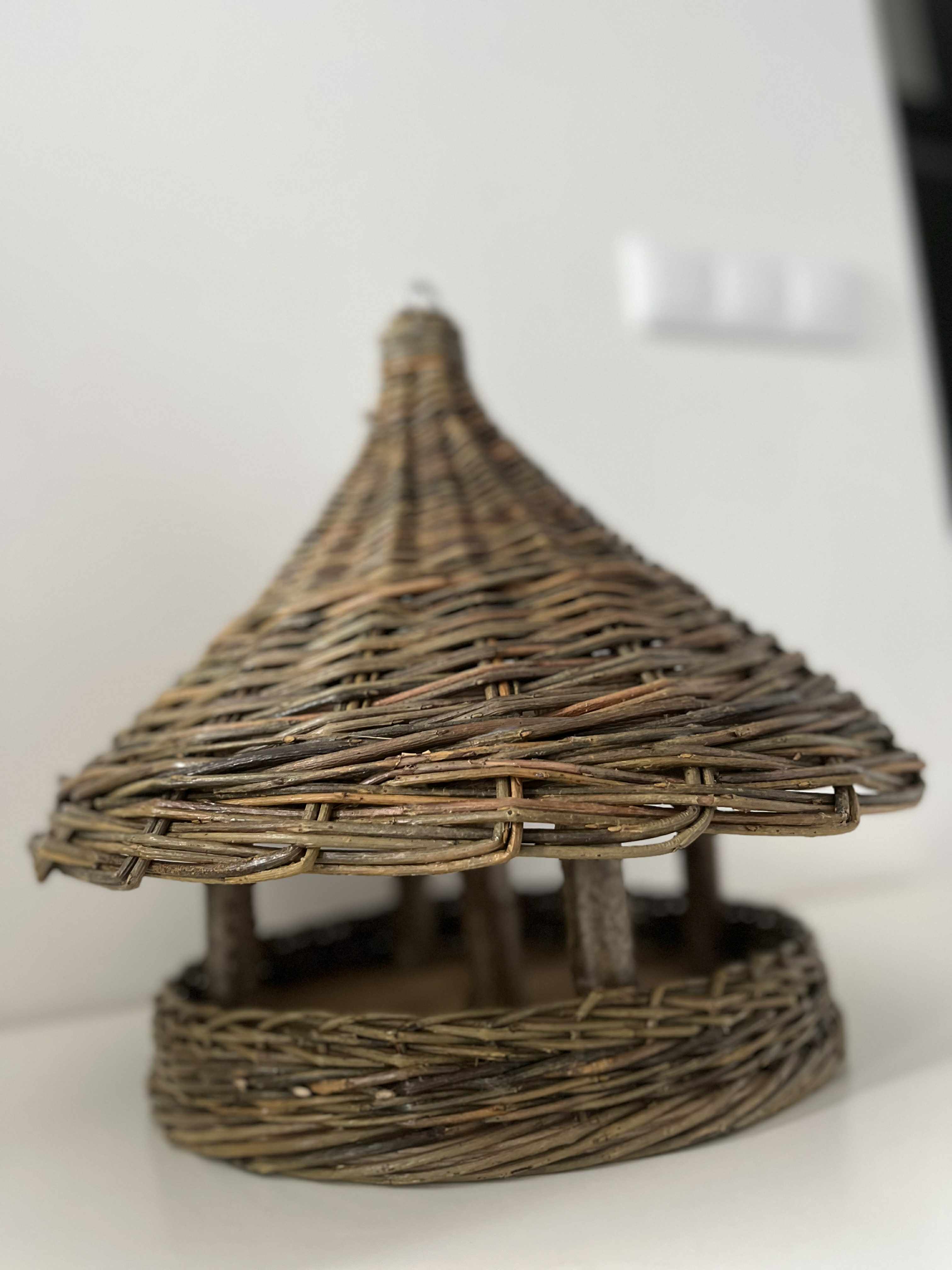 Handmade Wicker Bird Feeder