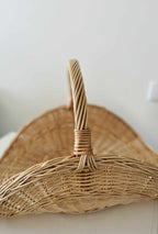 Handwoven Wicker Flower Basket