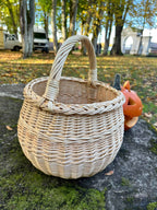 Wicker basket 049b - NaturelyWoven wicker - handmade