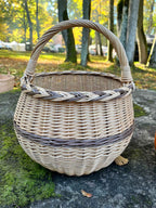 Wicker basket 049b - NaturelyWoven wicker - handmade
