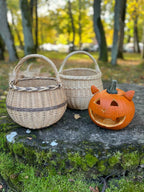 Wicker basket 049b - NaturelyWoven wicker - handmade