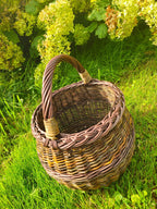 Wicker basket 049b - NaturelyWoven wicker - handmade