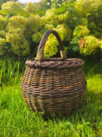 Wicker basket 049b - NaturelyWoven wicker - handmade