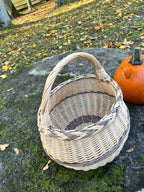 Wicker basket 049b - NaturelyWoven wicker - handmade