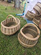 Extra Large Handwoven Wicker Basket