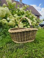Large Wicker Basket with Sturdy Handle