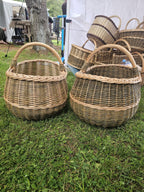 Extra Large Handwoven Wicker Basket