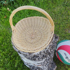 Handwoven Willow Flower Girl Basket