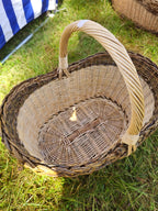 Handwoven Wicker Oval Basket