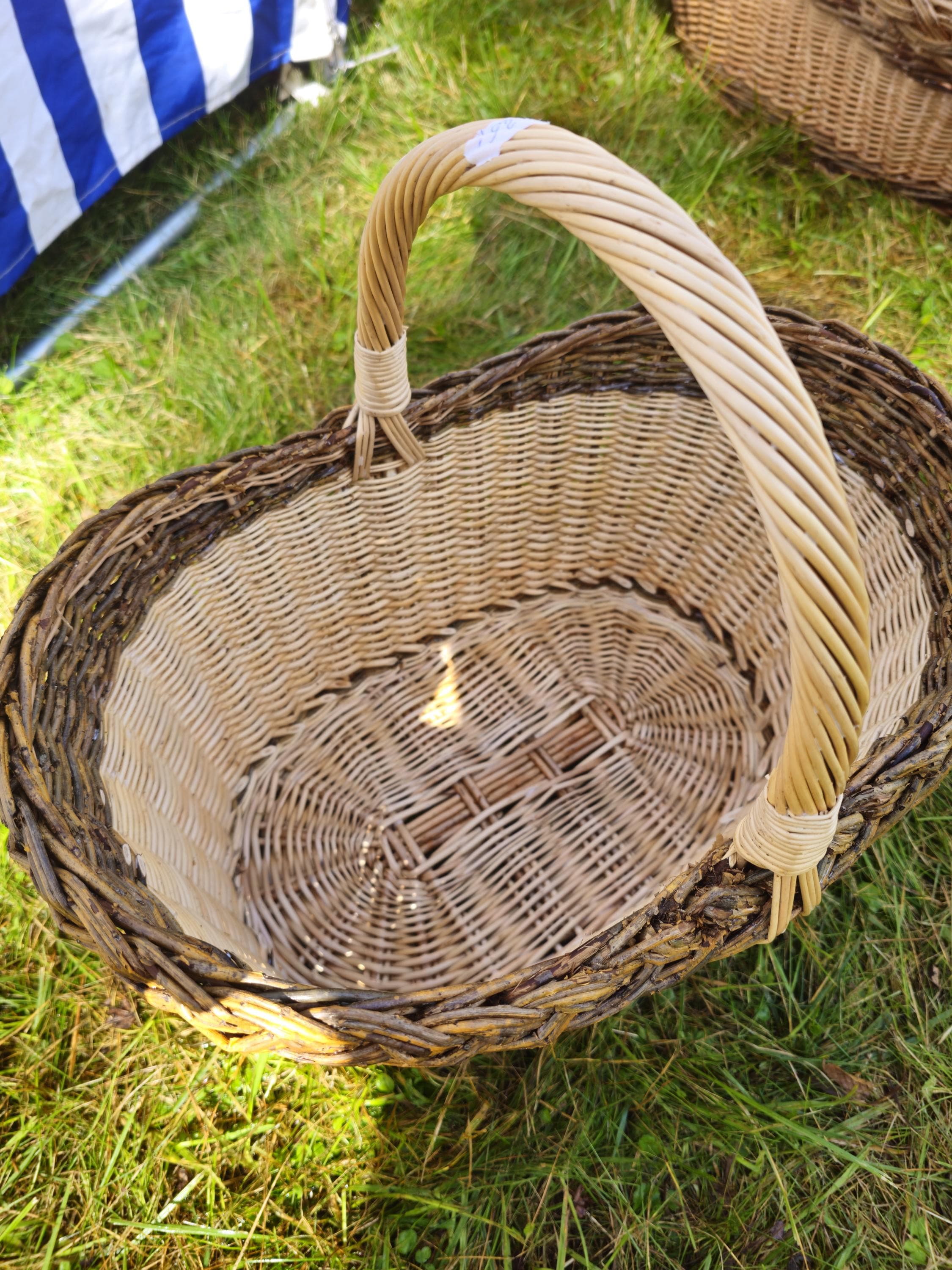 Handwoven Wicker Oval Basket