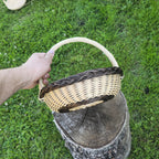 Handwoven Willow Flower Girl Basket