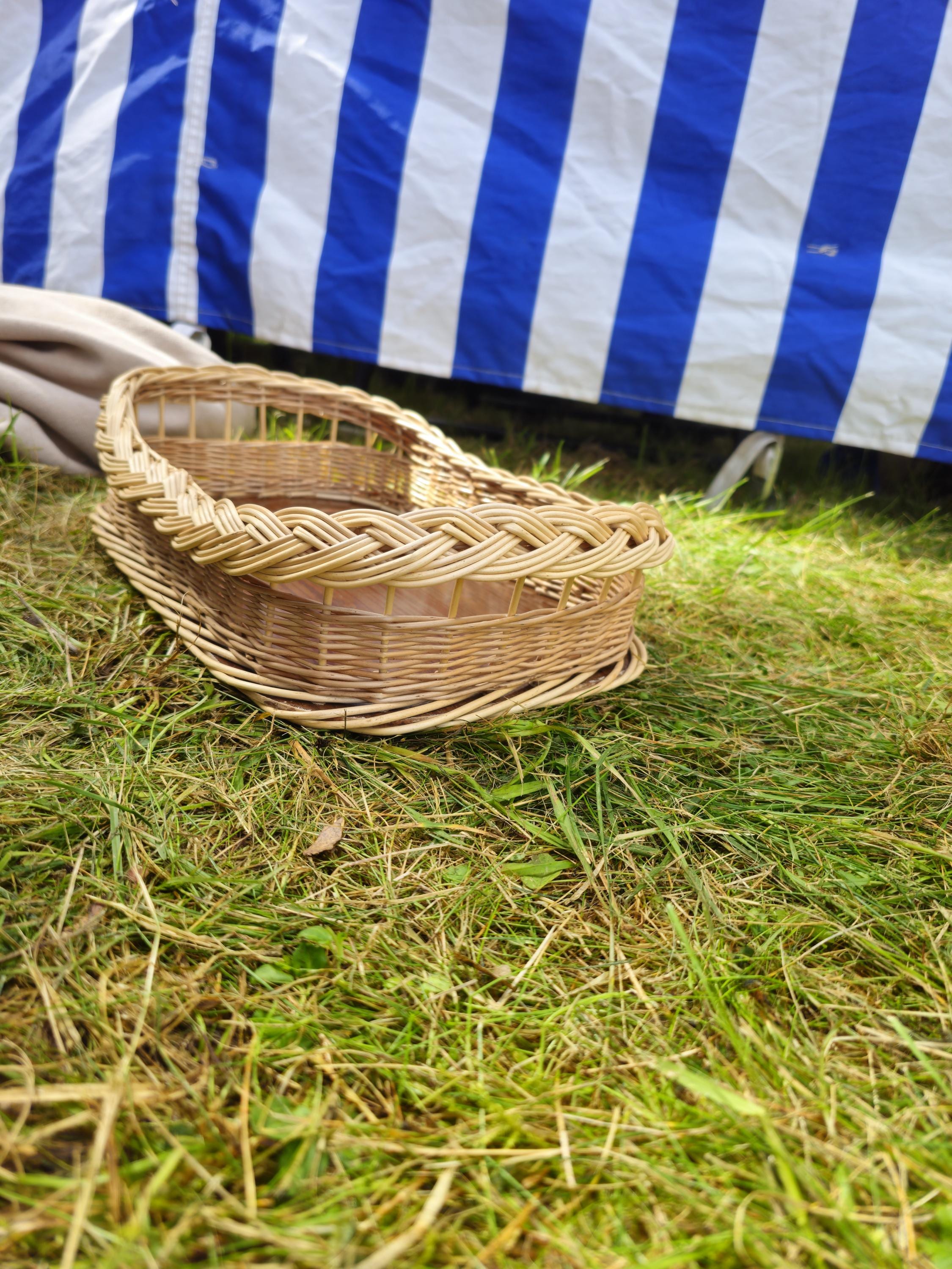 Rustic Rectangular Willow Tray