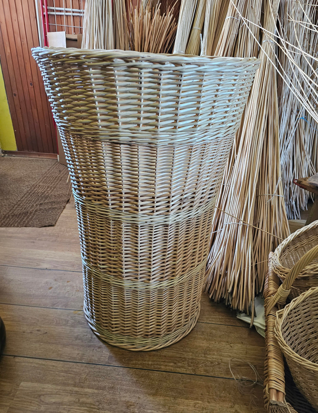 Extra Large Wicker Floor Basket — wicker basket, view 13