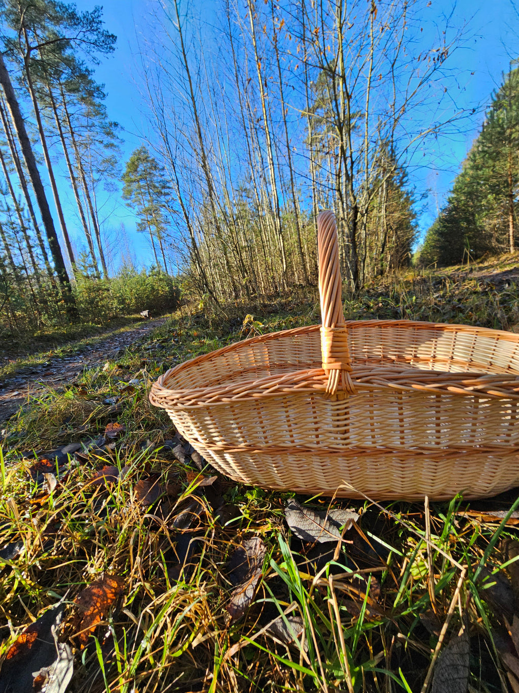 Extra large wicker basket 0004 - NaturelyWoven