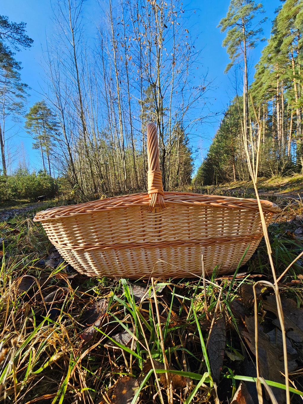 Extra large wicker basket 0004 - NaturelyWoven