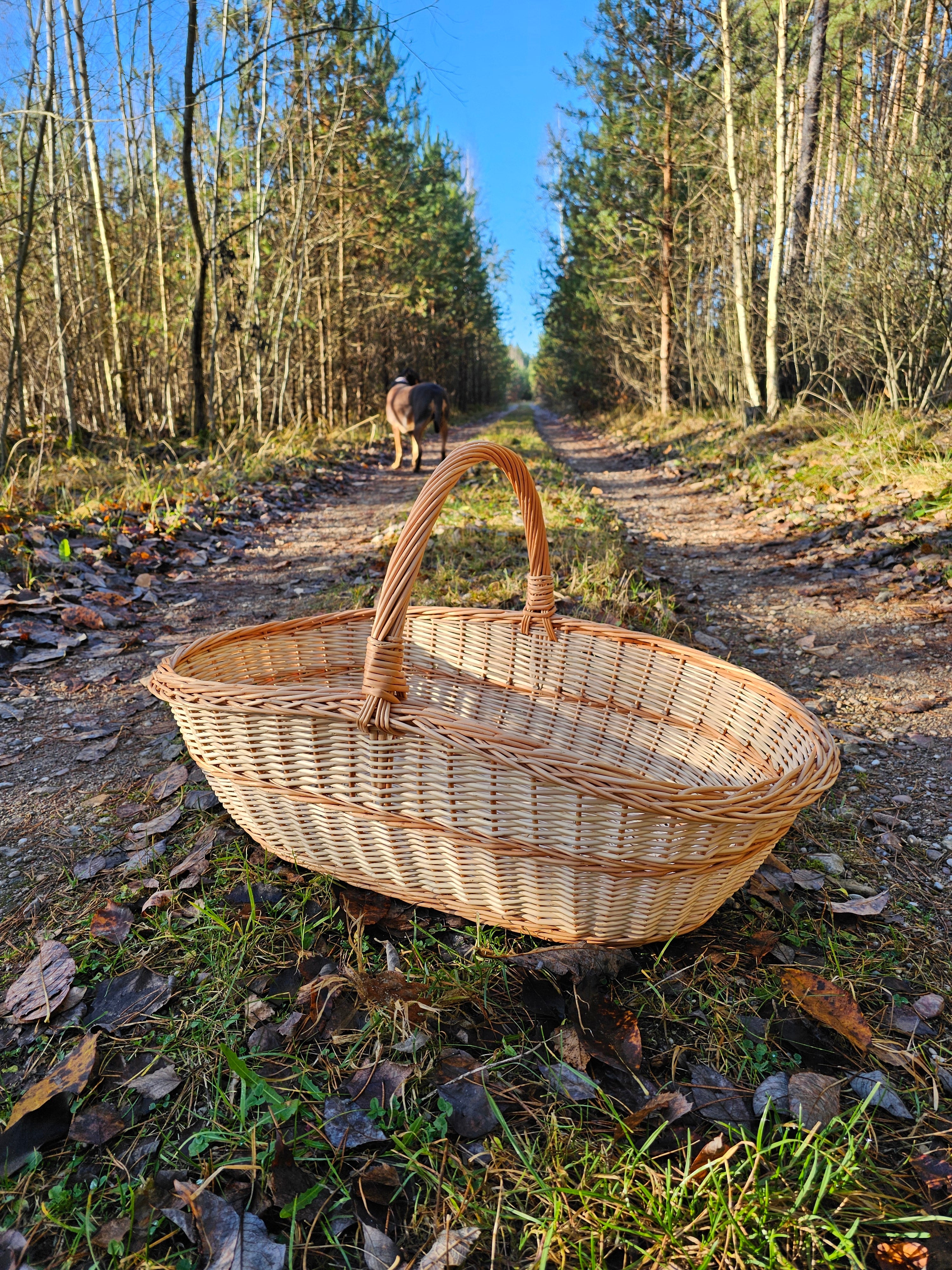 Extra large wicker basket 0004 - NaturelyWoven