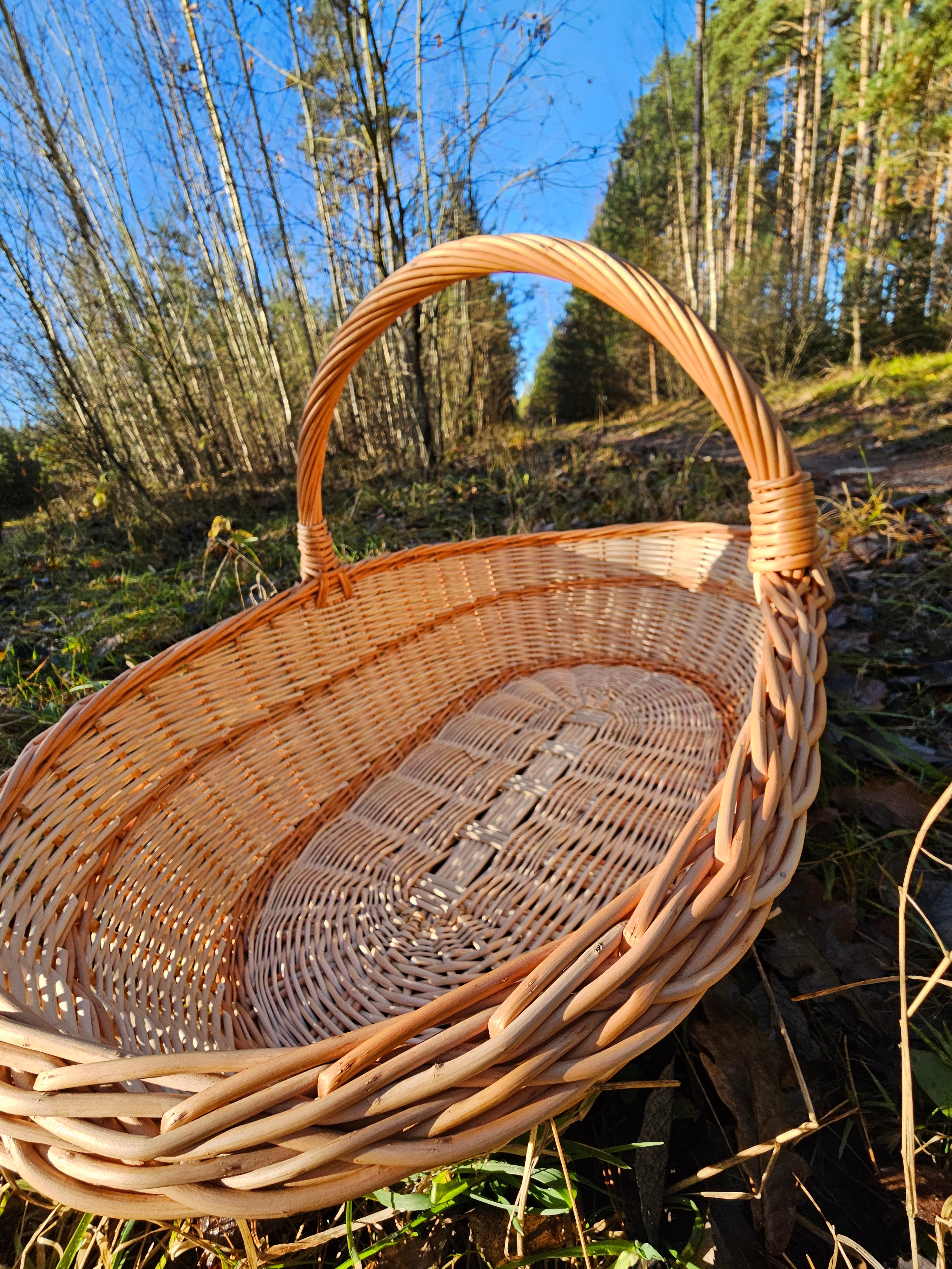 Extra large wicker basket 0004 - NaturelyWoven