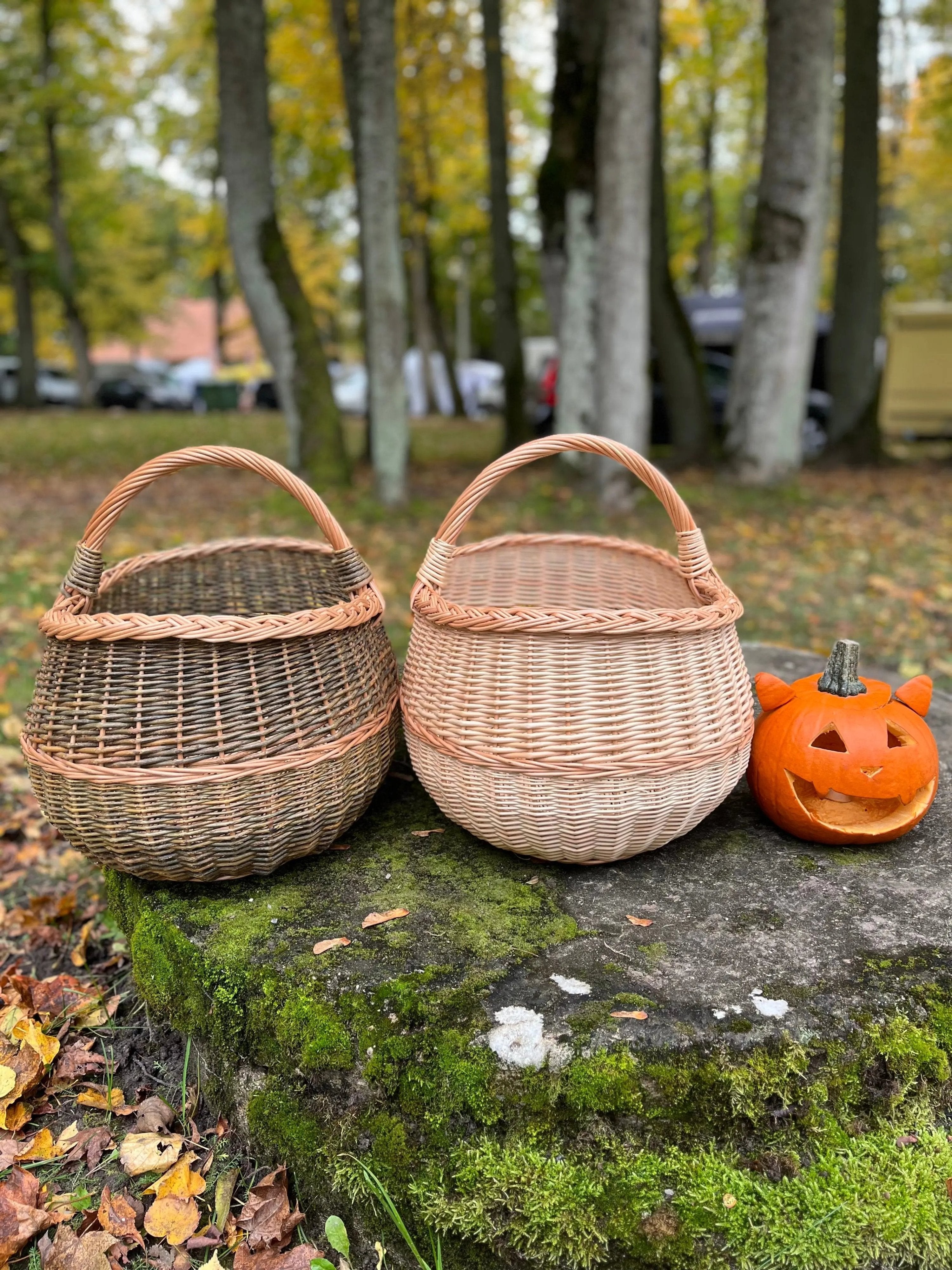 Extra Large Wicker Basket – Handwoven Oval Willow Storage Container - NaturelyWoven