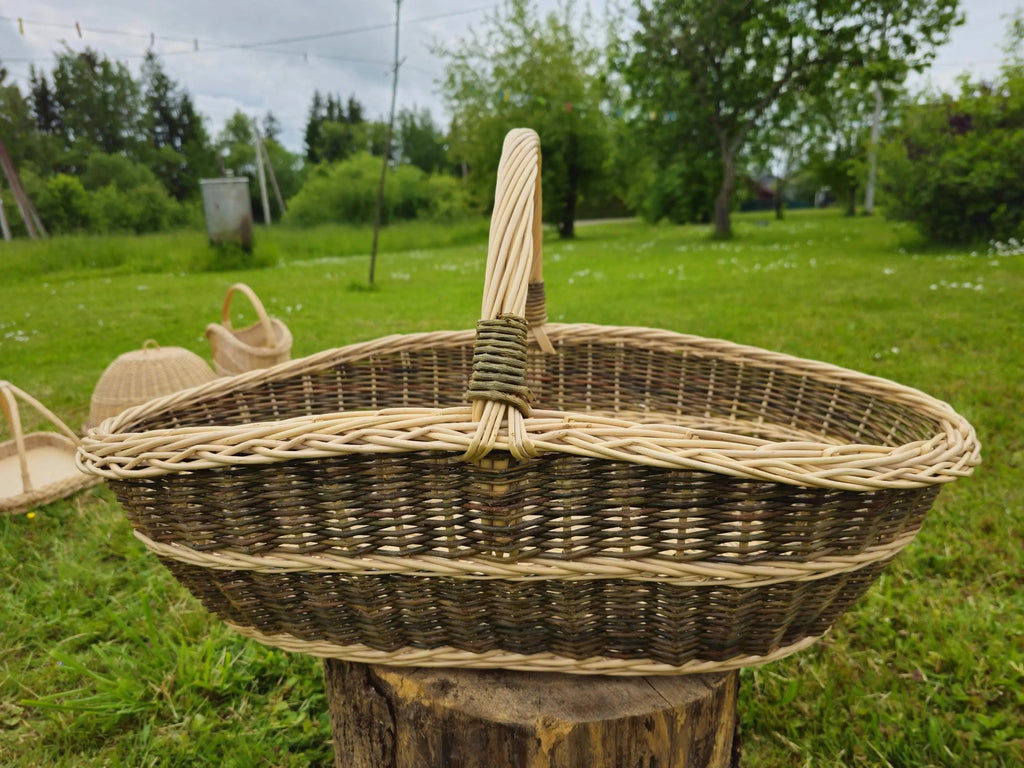 Extra large wicker basket 0004 - NaturelyWoven