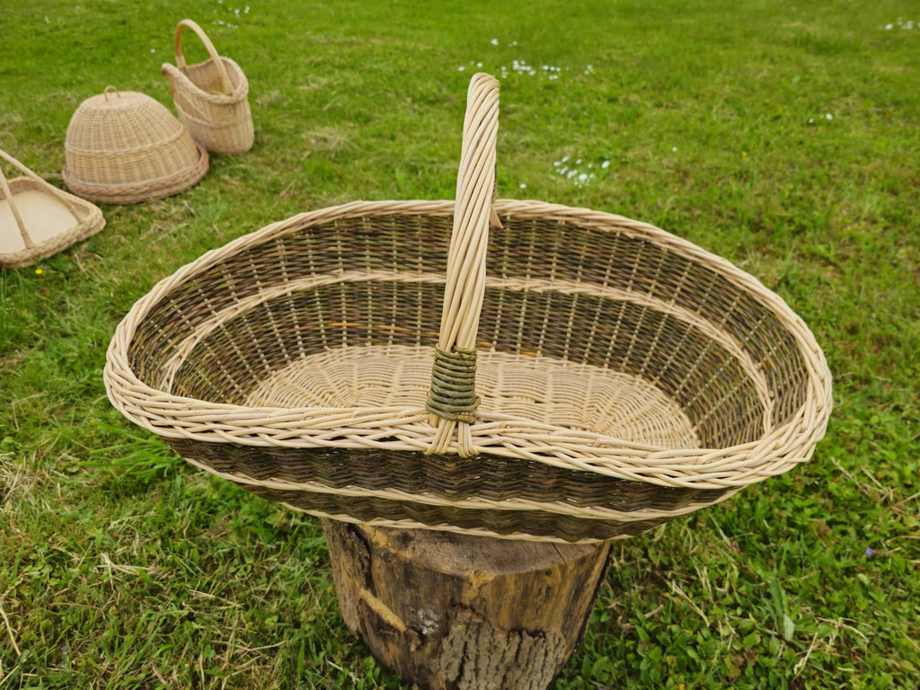 Extra large wicker basket 0004 - NaturelyWoven