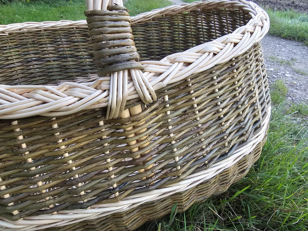 Extra Large Wicker Storage Basket — wicker basket, view 2