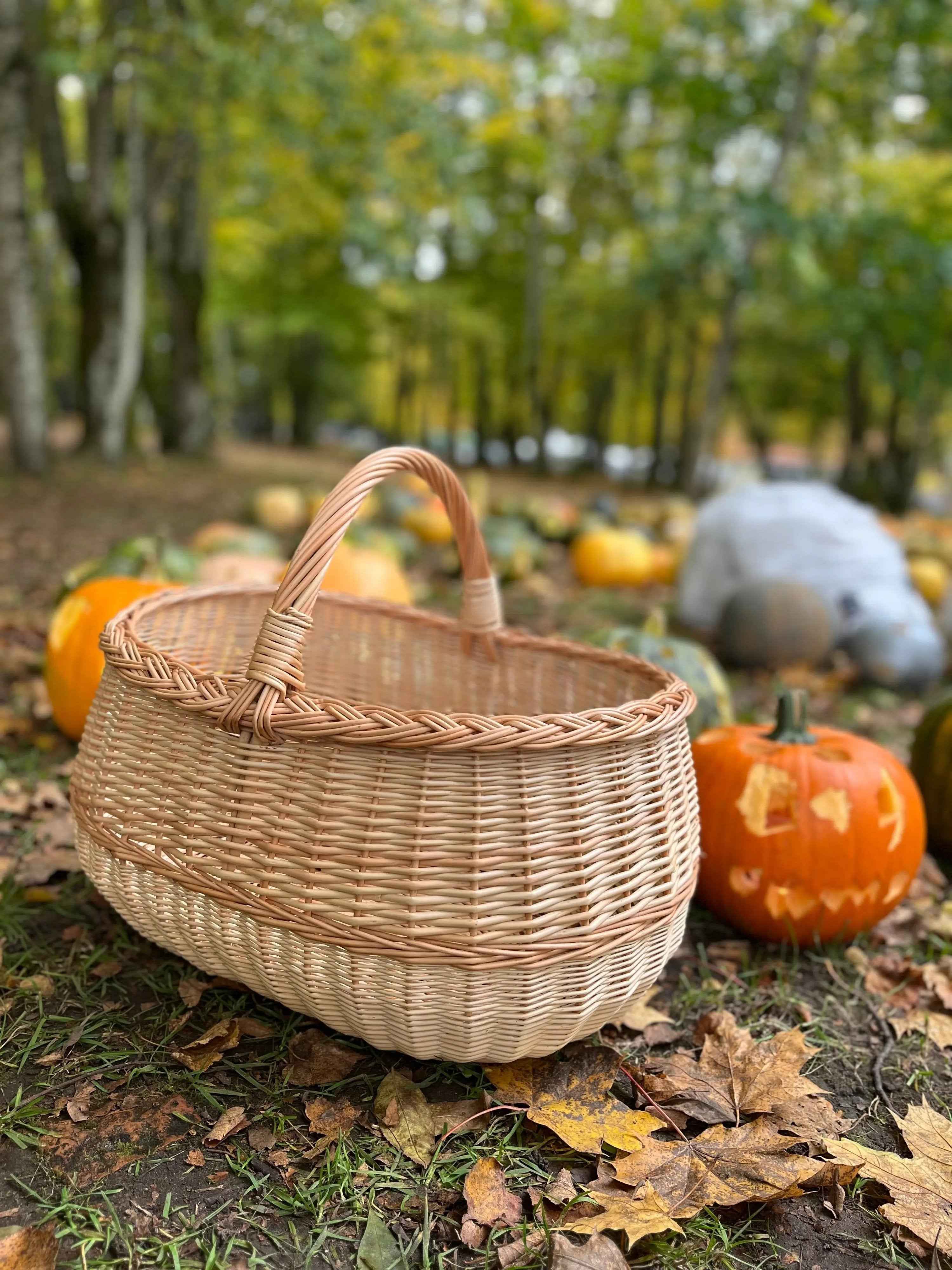 Extra Large Wicker Storage Basket — wicker basket, view 15