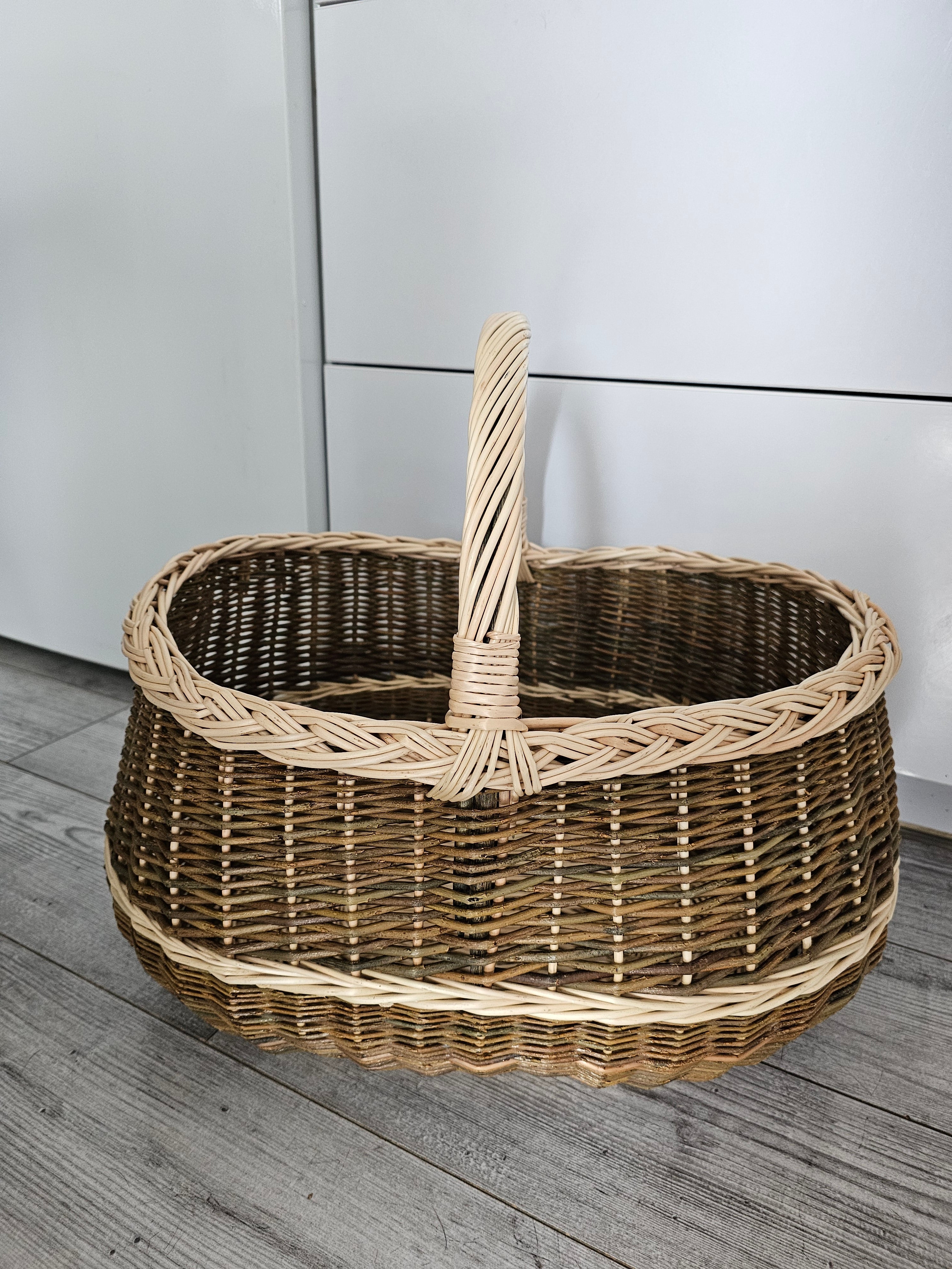 Extra Large Wicker Storage Basket — wicker basket, view 17