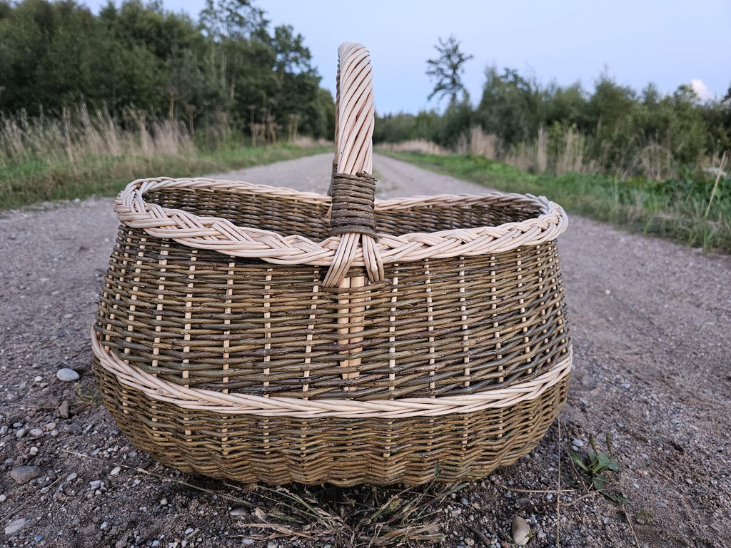 Extra Large Wicker Storage Basket — wicker basket, view 18