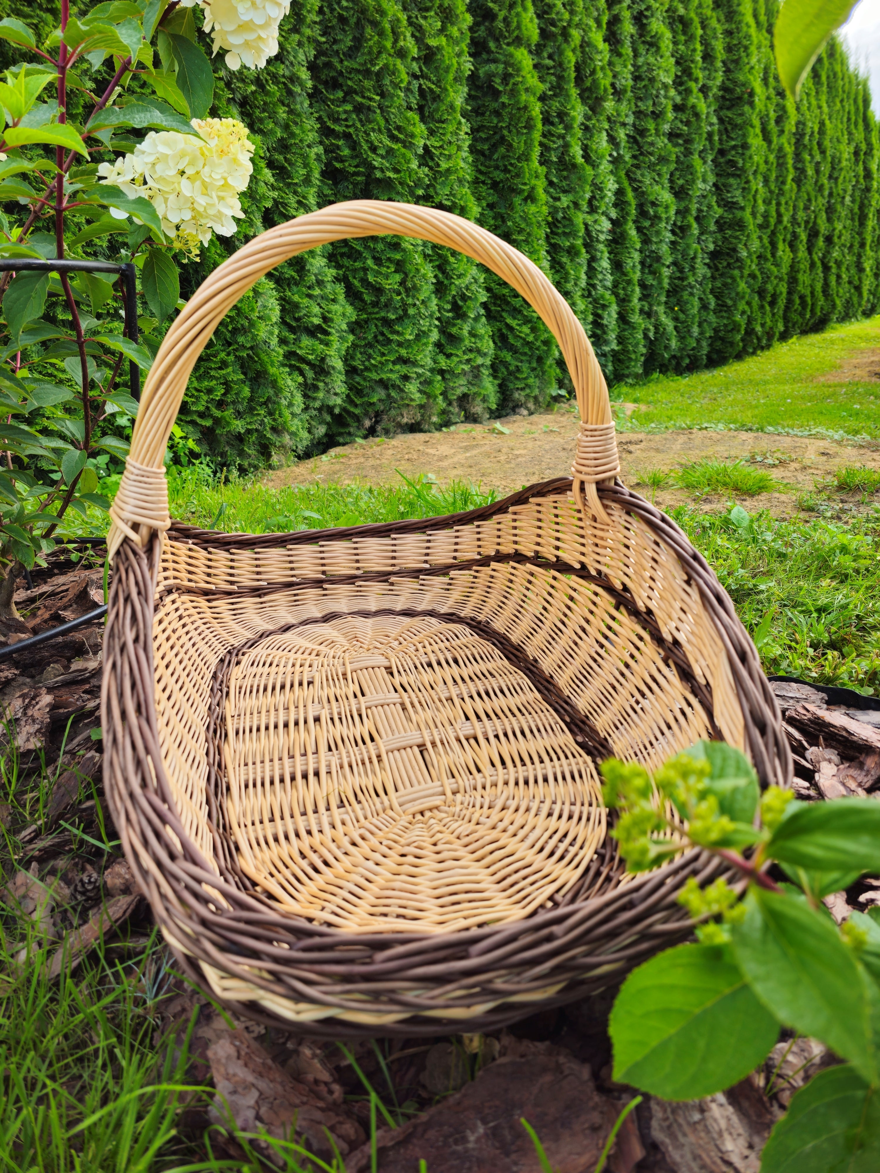 Extra-Large Willow Trug 0027 - NaturelyWoven