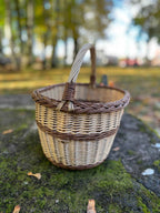 Wicker basket 026b - NaturelyWoven wicker - handmade