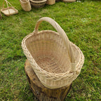 Wicker basket 026b - NaturelyWoven wicker - handmade