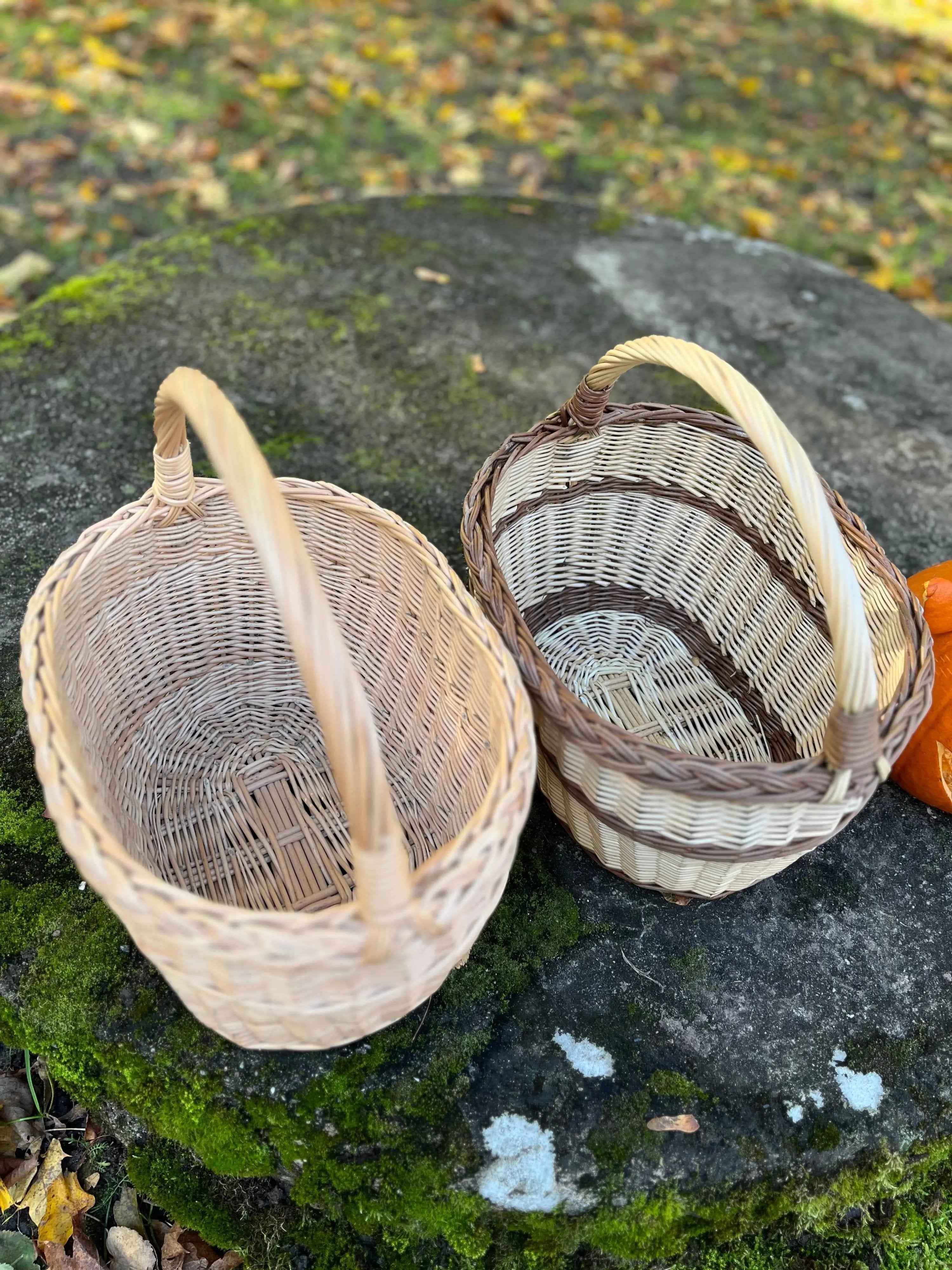 Wicker basket 026b - NaturelyWoven wicker - handmade