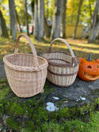 Wicker basket 026b - NaturelyWoven wicker - handmade