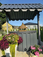 Wicker bird feeder 014b - NaturelyWoven wicker - handmade