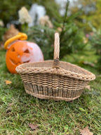 Wicker basket 020b - NaturelyWoven wicker - handmade