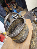 Wicker basket 046b - NaturelyWoven wicker - handmade