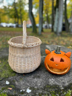 Wicker basket 046b - NaturelyWoven wicker - handmade