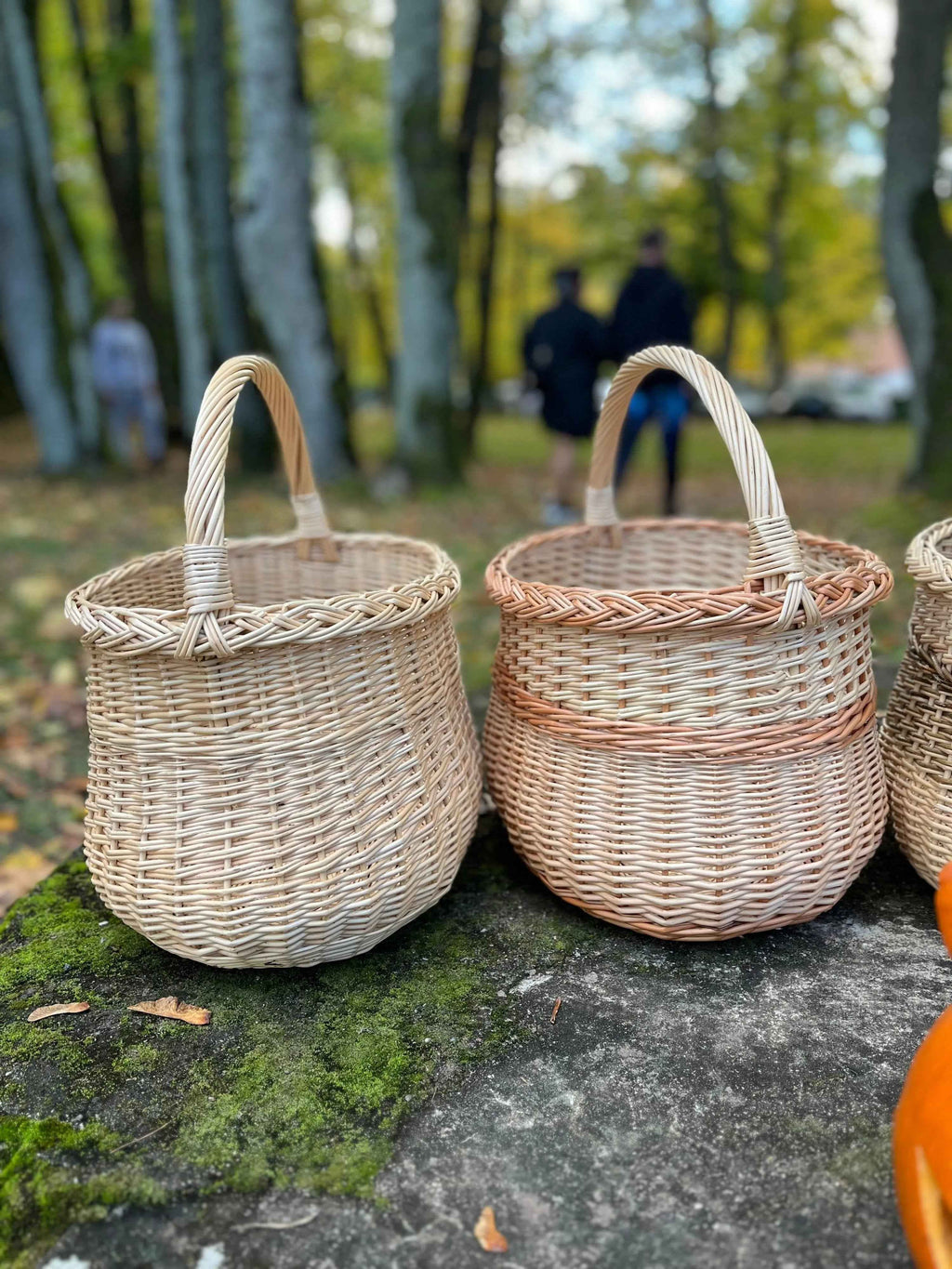 Wicker basket 046b - NaturelyWoven wicker - handmade