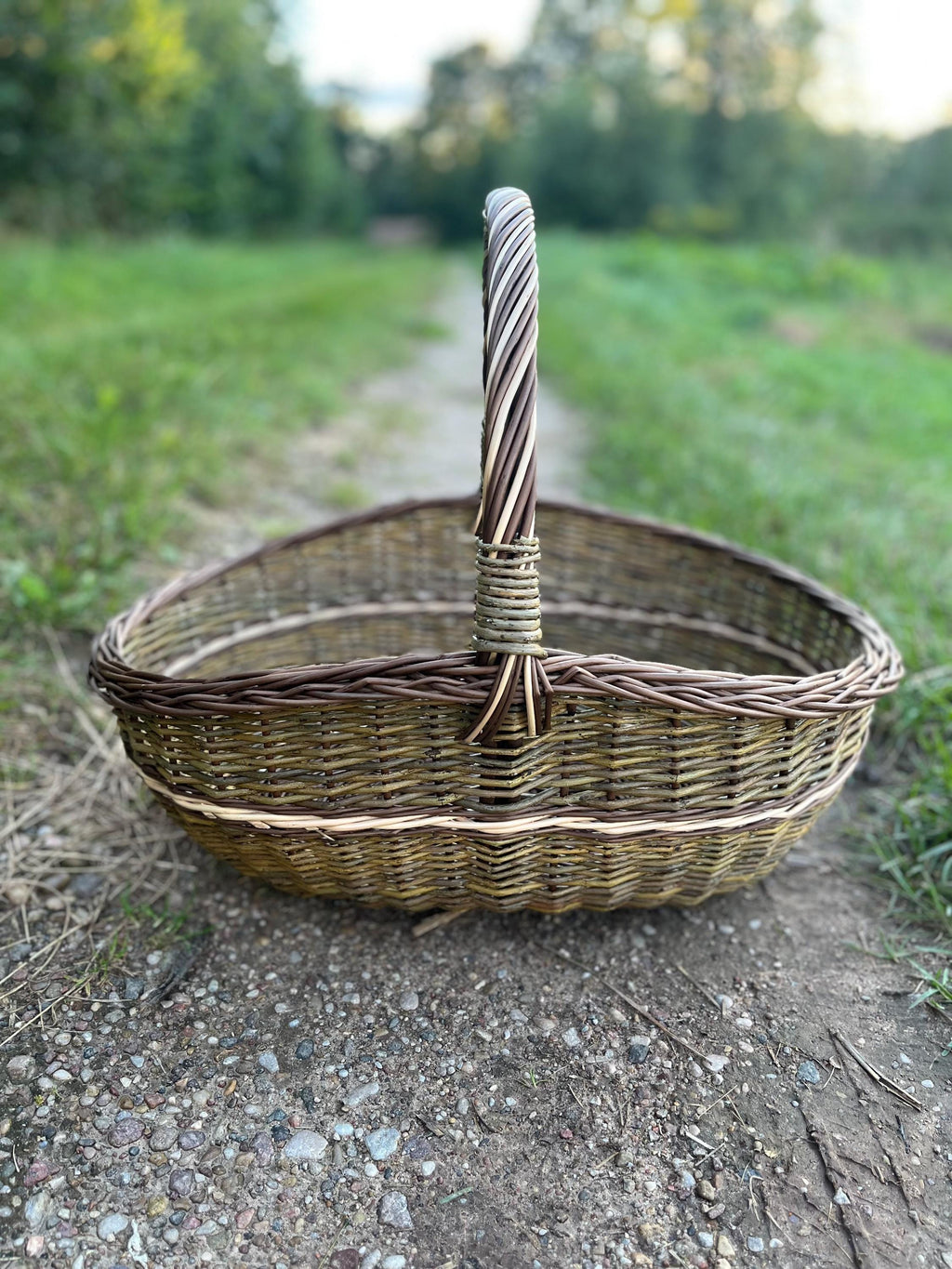 Large Oval Willow Trug