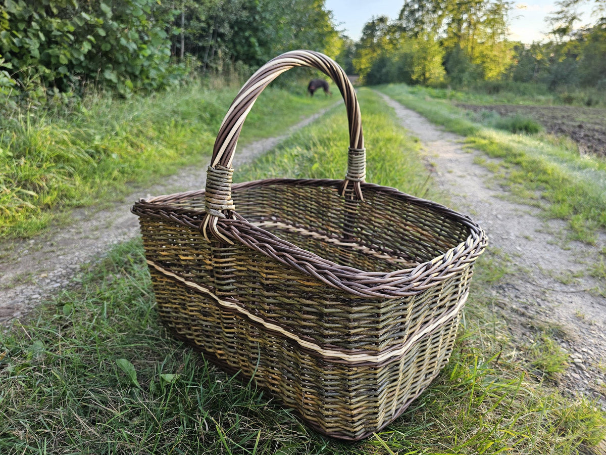 Large Rectangular Wicker Basket