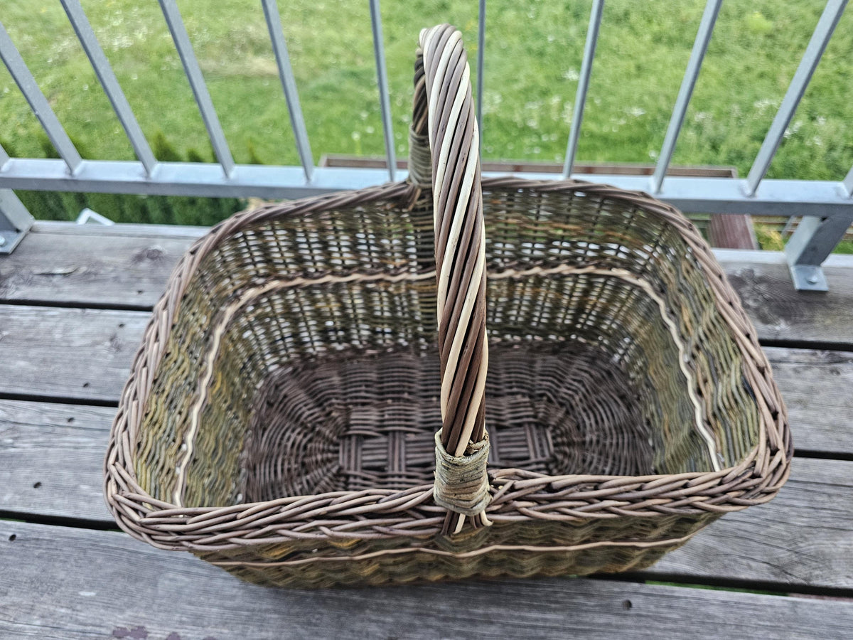 Large Rectangular Wicker Basket