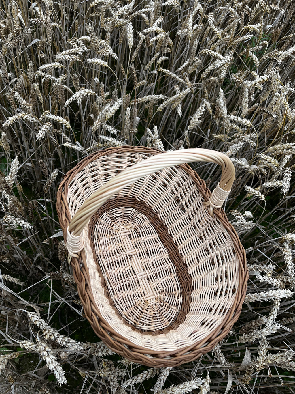 Wicker Gathering Tote