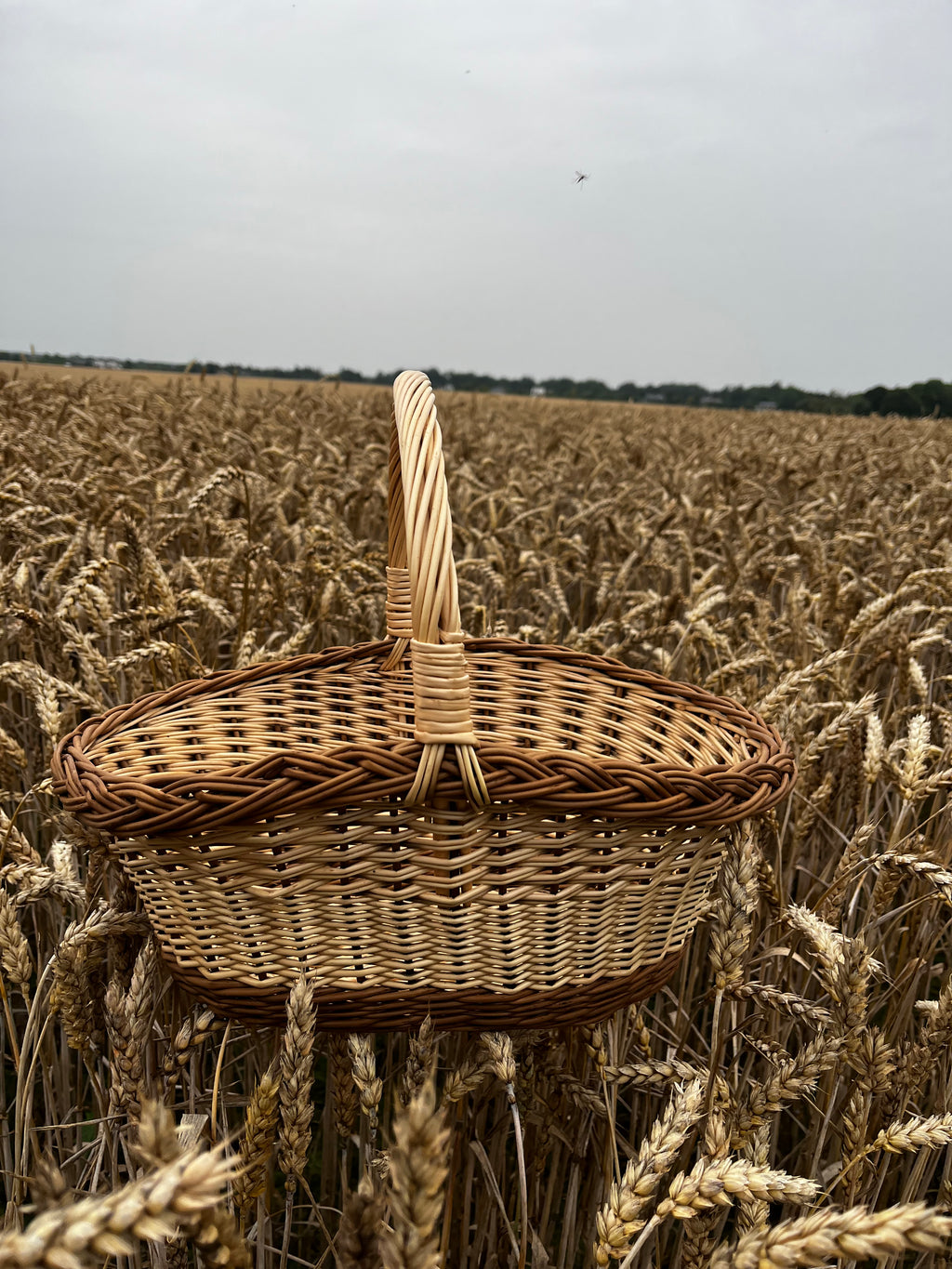 Wicker Gathering Tote