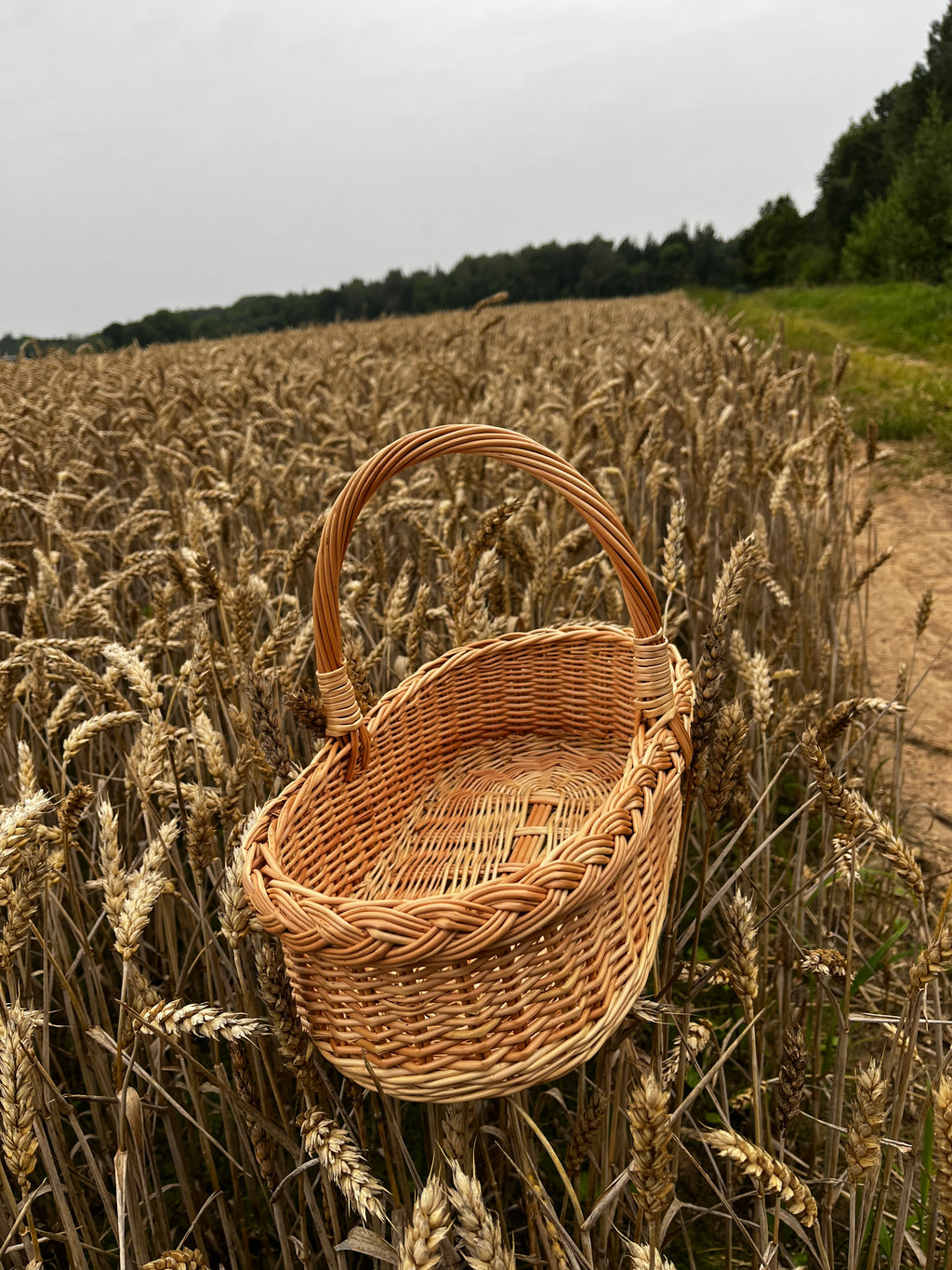 Wicker Flower Gathering Trug