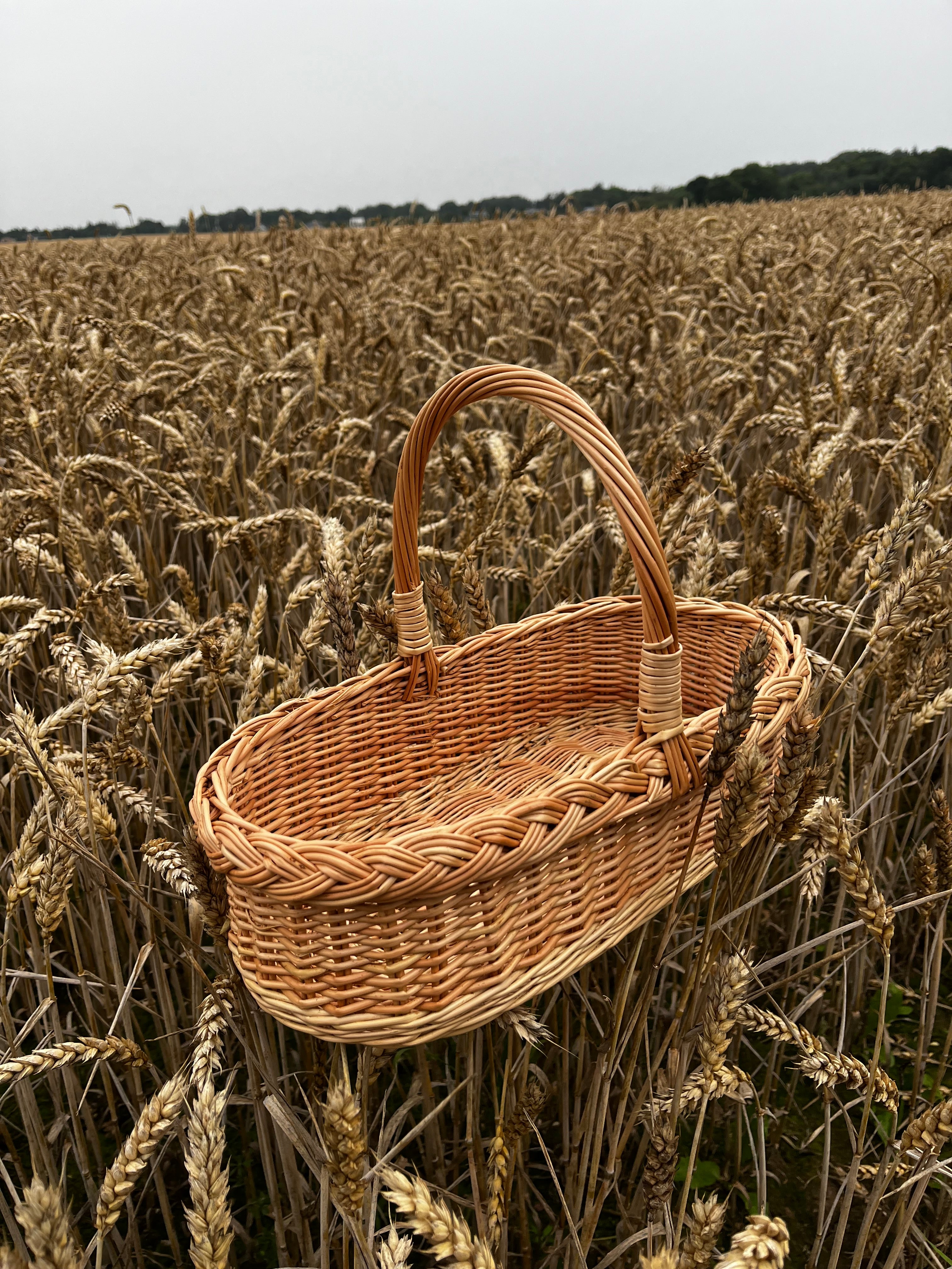 Wicker Flower Gathering Trug