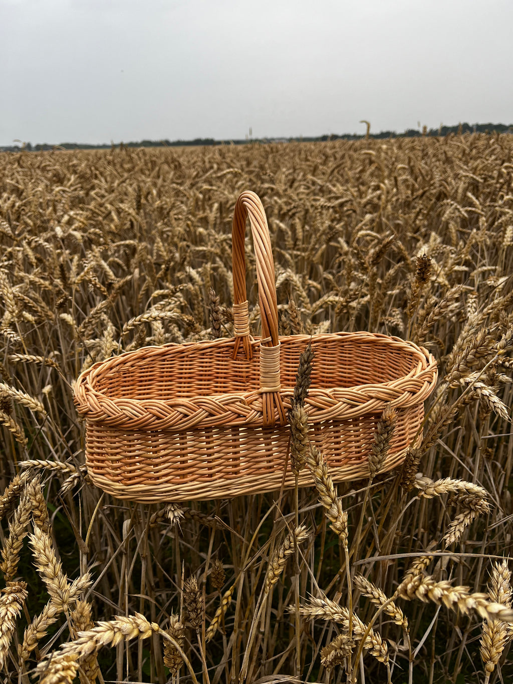 Wicker Flower Gathering Trug